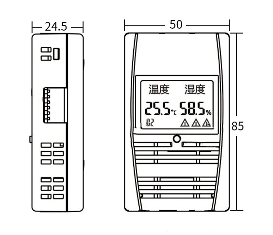 SPD-HT485_D機(jī)架溫濕度傳感器，機(jī)架溫濕度傳感器
